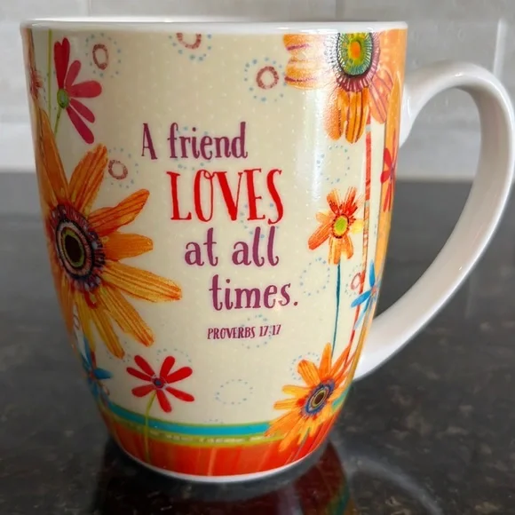 Faithfully Yours friendship coffee cup - Picture 2 of 5